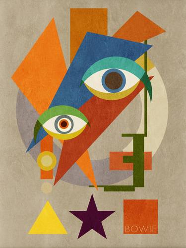 Print of Cubism Portrait Printmaking by Jack Smith