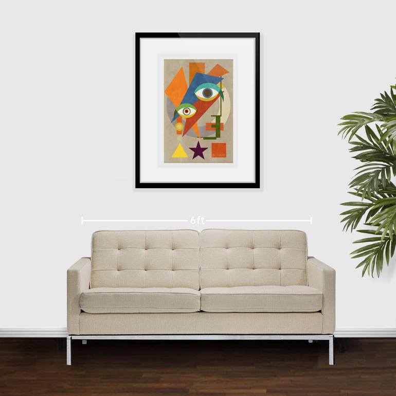 Original Abstract People Printmaking by Jack Smith