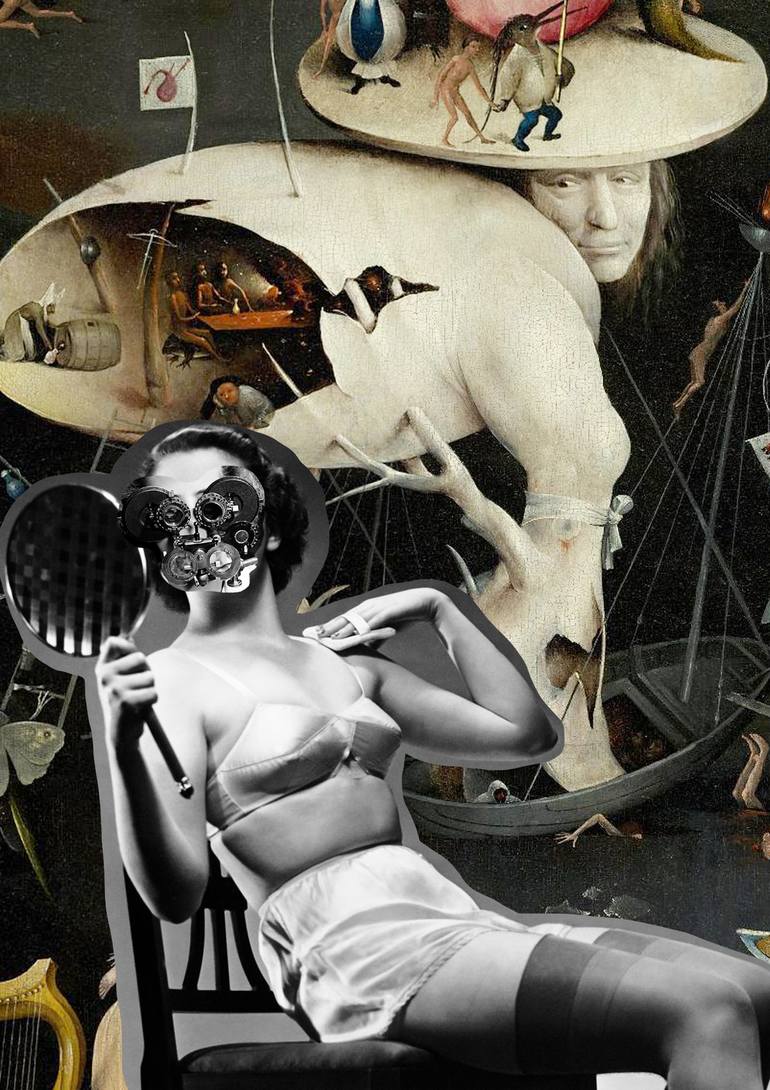 Original Classical mythology Collage by Jack Smith