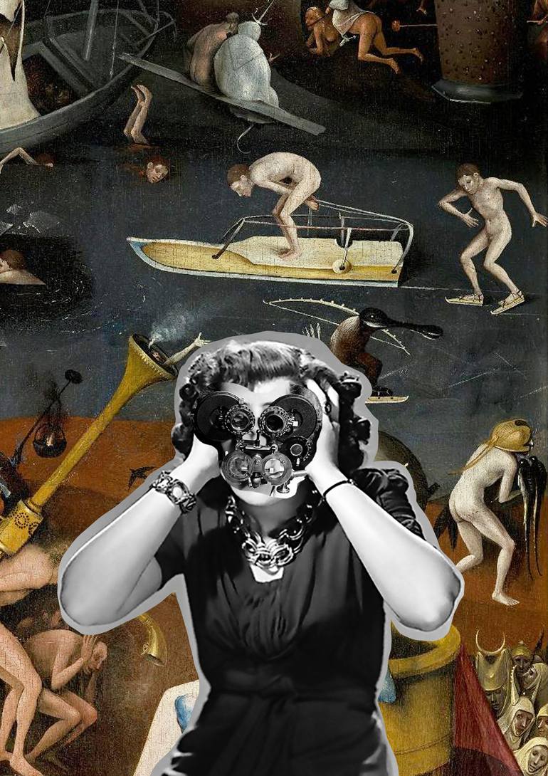 Original Classical mythology Collage by Jack Smith