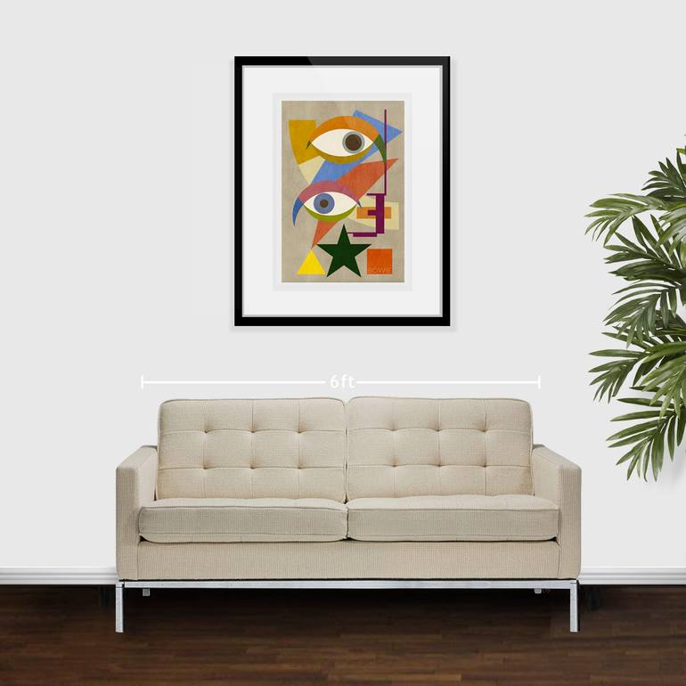 Original Abstract Pop Culture/Celebrity Printmaking by Jack Smith