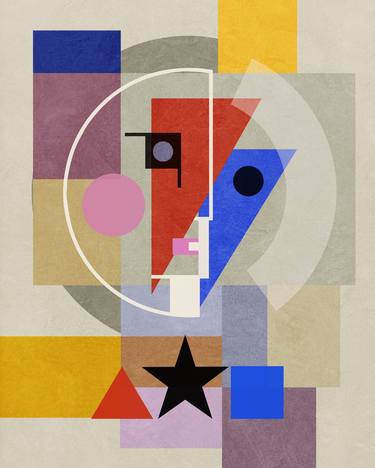 Print of Art Deco Geometric Mixed Media by Jack Smith