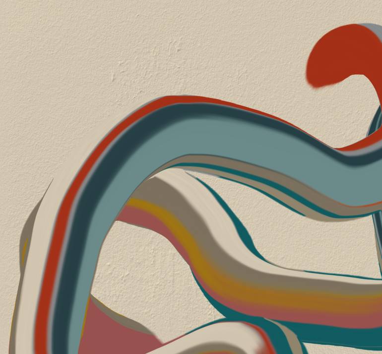 Original Art Deco Abstract Mixed Media by Jack Smith