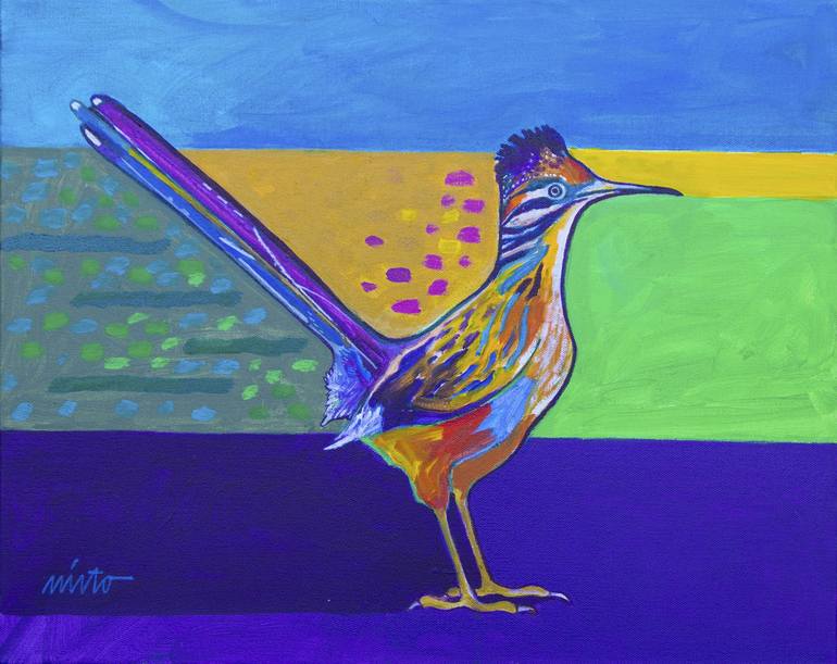 Chaparral Roadrunner Painting By John Nieto Saatchi Art