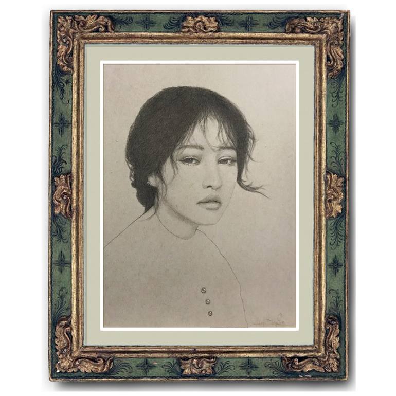 Original Contemporary Women Drawing by George Paul Miller
