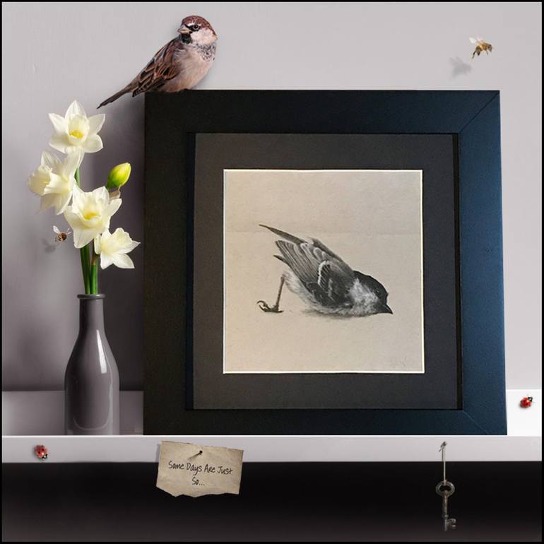 Original Fine Art Animal Drawing by George Paul Miller