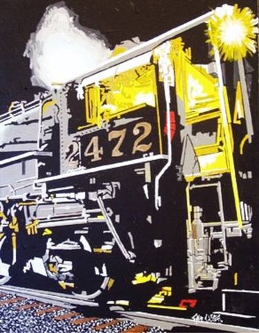 Print of Train Paintings by Paul Guyer