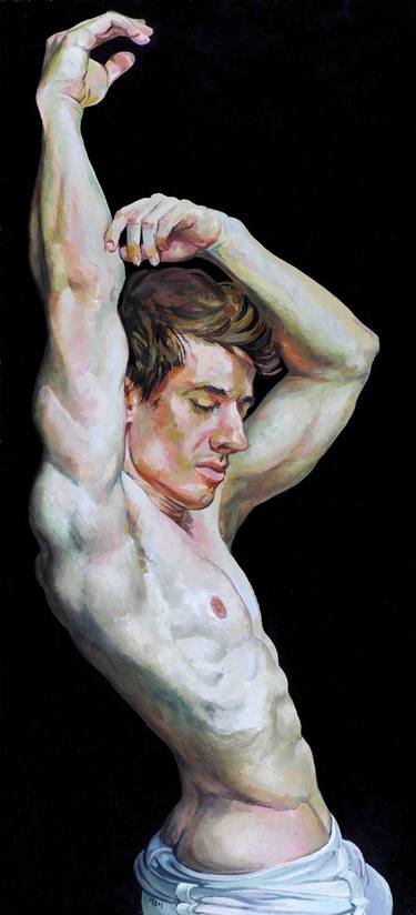 Original Expressionism Men Paintings by Mark Mulholland