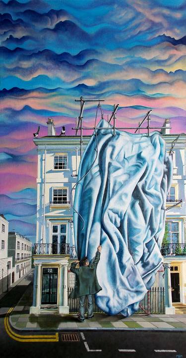 Print of Figurative Cities Paintings by Mark Mulholland