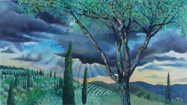 Print of Fine Art Landscape Paintings by Mark Mulholland