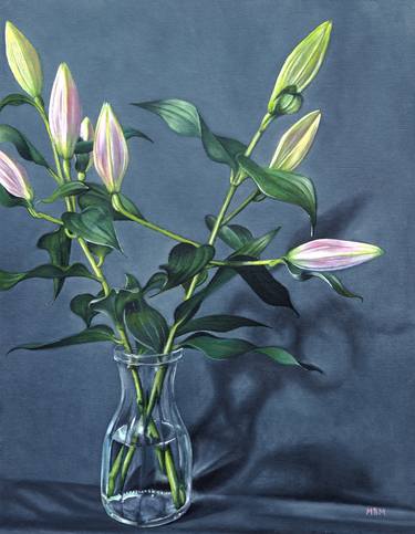 Print of Figurative Floral Paintings by Mark Mulholland