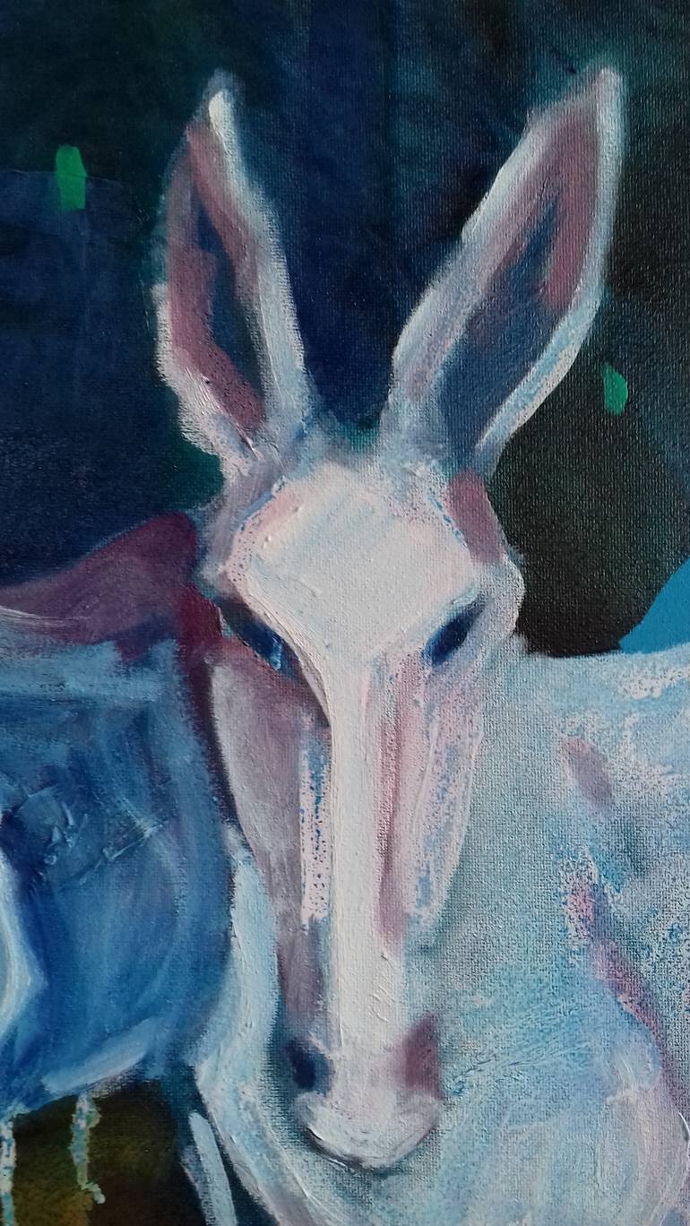 Original Fine Art Animal Painting by Andy Allen