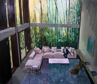 Original Interiors Paintings by Andy Allen