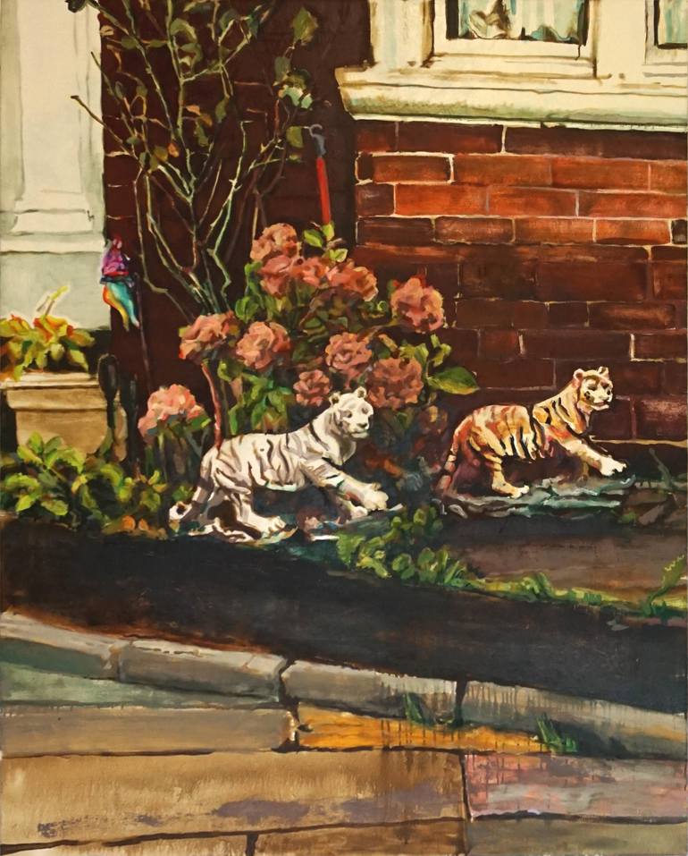 Original Figurative Animal Painting by Andy Allen