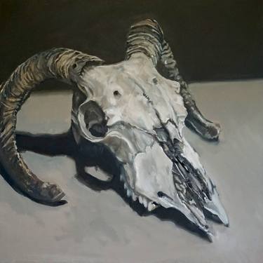Sheep Skull Grisaille Study thumb