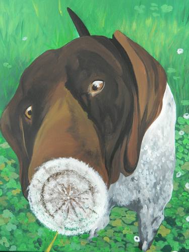 Print of Photorealism Dogs Paintings by Heather Grisham