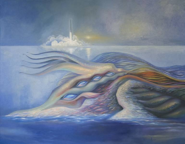 Leviathan Painting by Victor More Saatchi Art