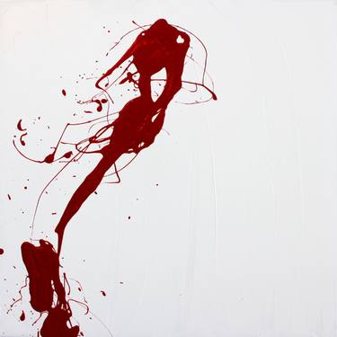 Original Abstract Expressionism Abstract Painting by Oxana Mahnac