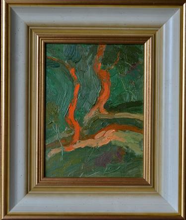 Original Abstract Expressionism Landscape Painting by Goran Margetic