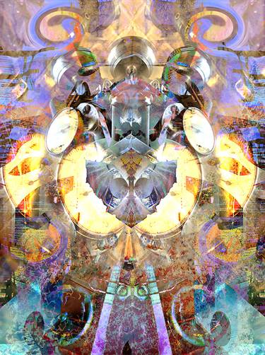 Original Abstract Fantasy Collage by Joe Tantillo