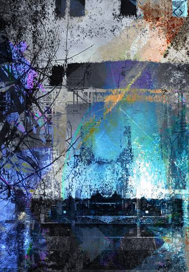 Original Abstract Expressionism Abstract Mixed Media by Joe Tantillo