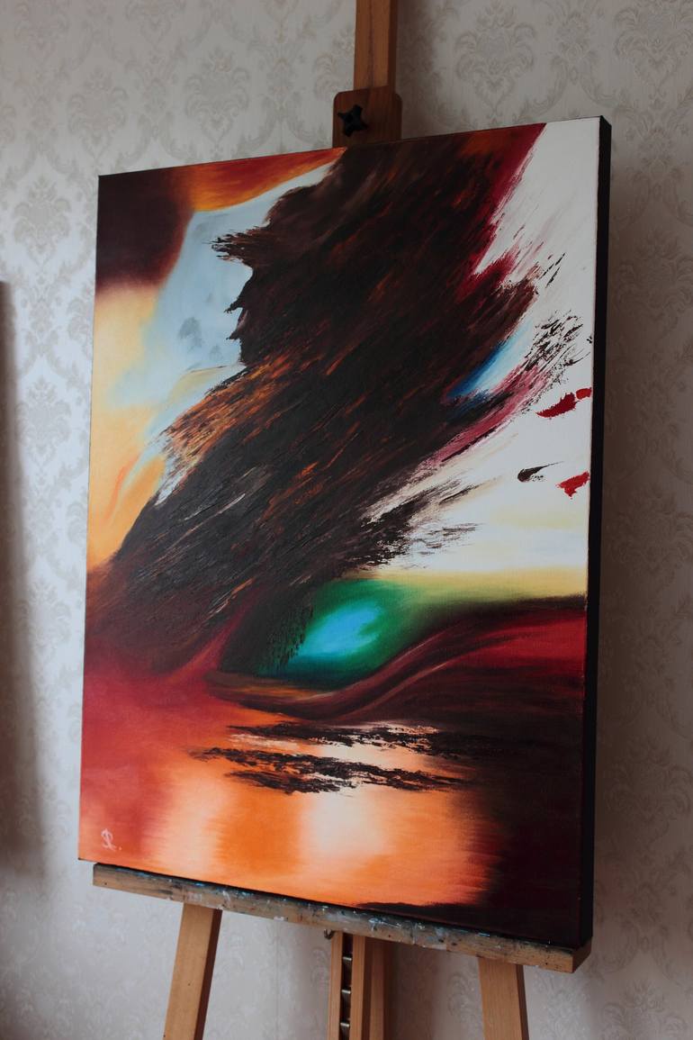 Original Abstract Painting by Serge Ra