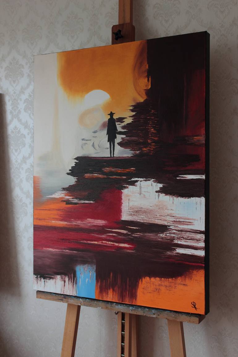 Original Abstract Painting by Serge Ra