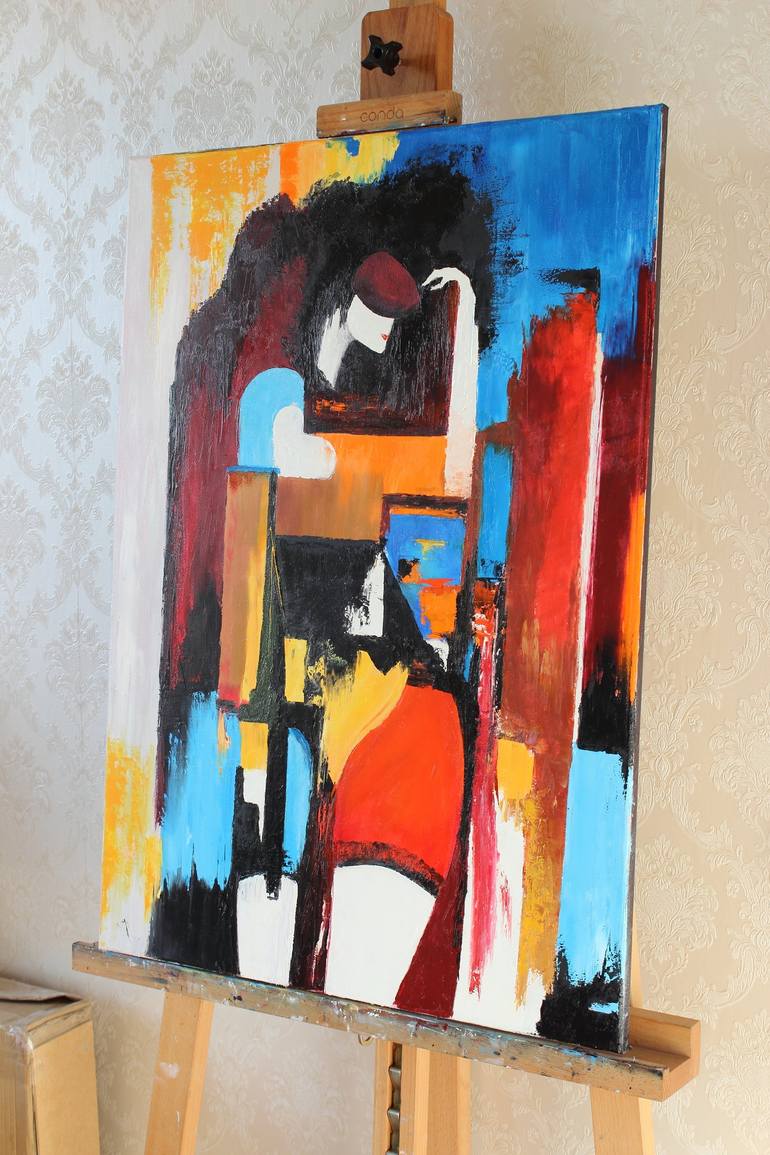 Original Abstract Painting by Serge Ra