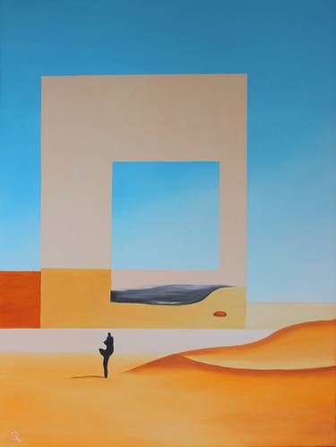 Original Surrealism Abstract Paintings by Serge Ra