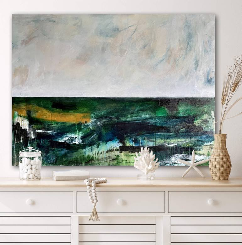 Original Abstract Landscape Painting by Melanie Biehle