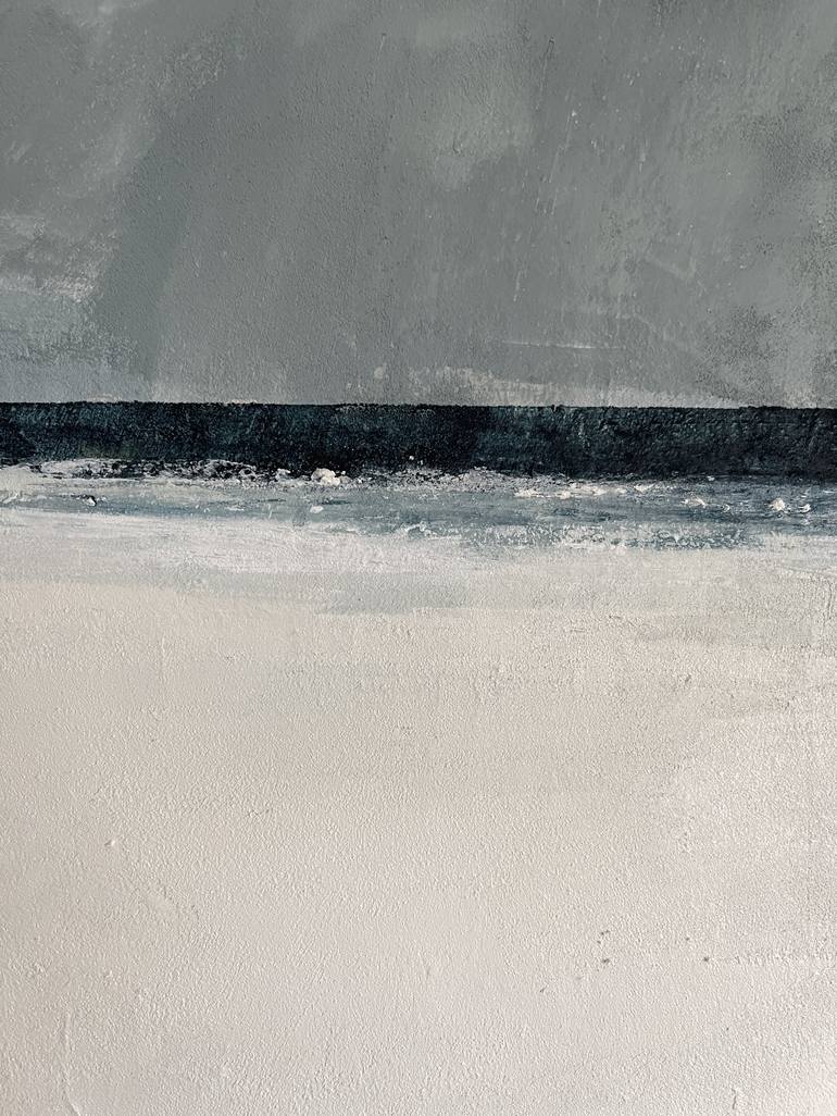 Original Abstract Beach Painting by Melanie Biehle