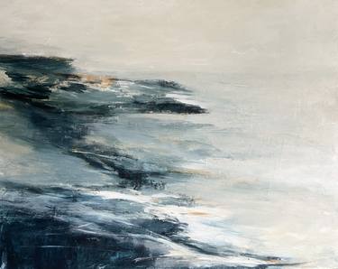 Original Abstract Beach Paintings by Melanie Biehle