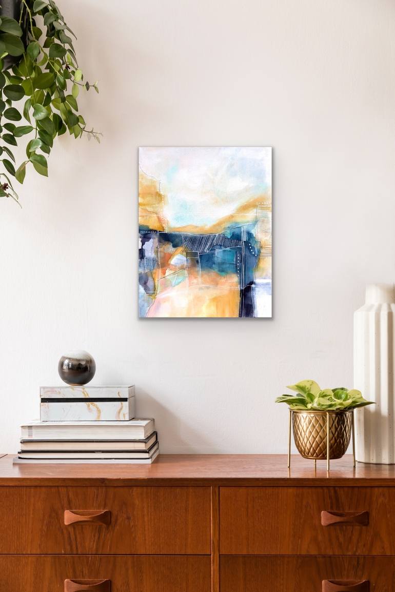 Original Abstract Expressionism Abstract Painting by Melanie Biehle
