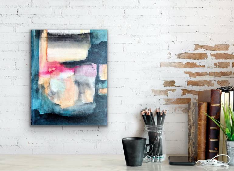 Original Abstract Expressionism Abstract Painting by Melanie Biehle