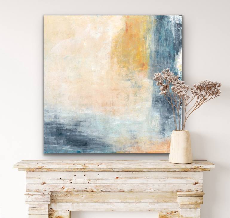 Original Abstract Seascape Painting by Melanie Biehle