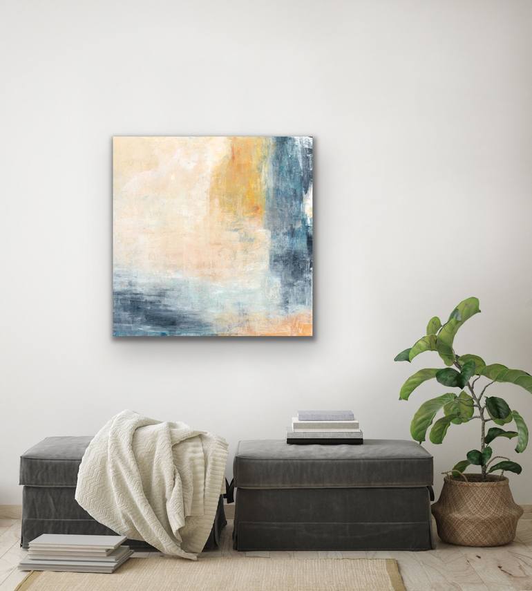 Original Abstract Seascape Painting by Melanie Biehle