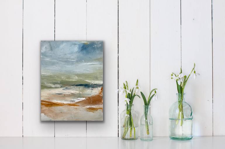 Original Abstract Expressionism Landscape Painting by Melanie Biehle