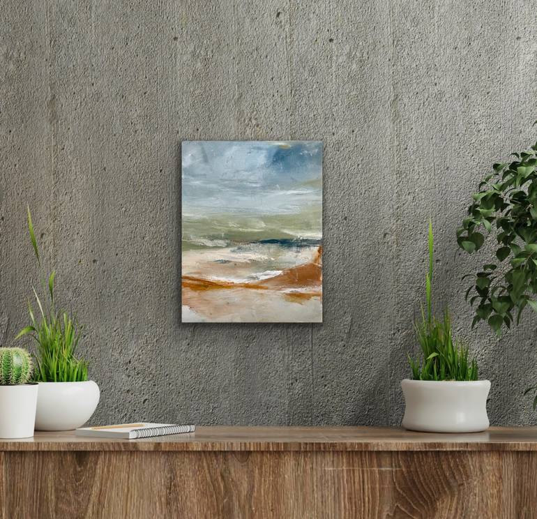 Original Abstract Expressionism Landscape Painting by Melanie Biehle