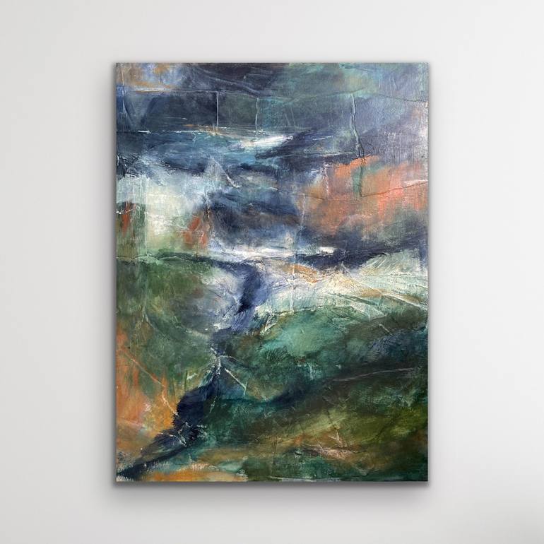 Original Abstract Landscape Painting by Melanie Biehle