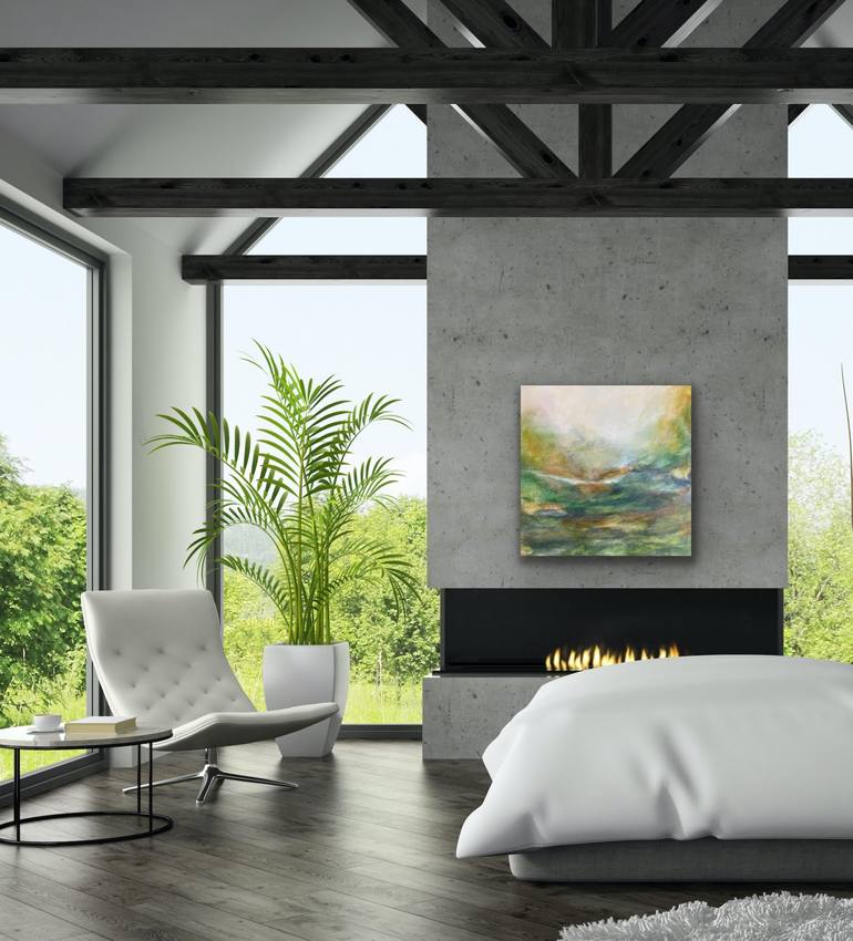 Original Abstract Landscape Painting by Melanie Biehle