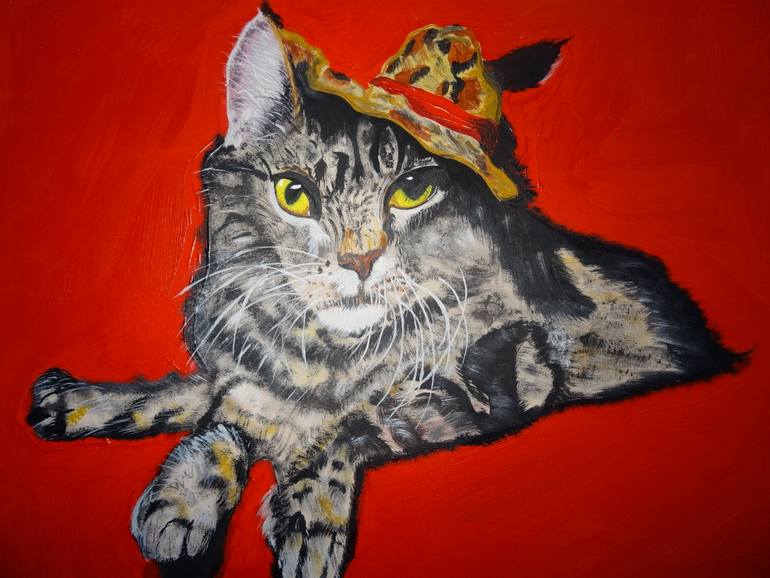 Original Expressionism Animal Painting by Lyndon Carnall