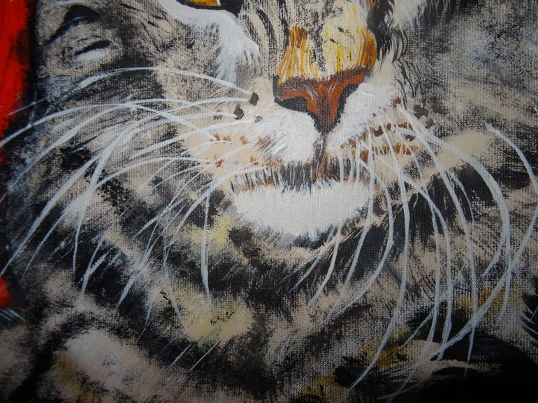 Original Expressionism Animal Painting by Lyndon Carnall
