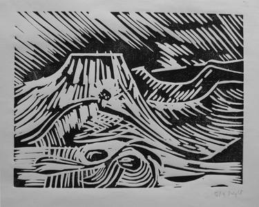 Print of Landscape Printmaking by Sheila Wright