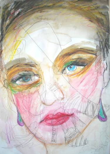 Original Figurative Women Drawings by Svetlana Velickovic