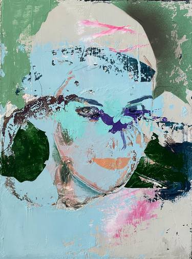 Print of Abstract Portrait Paintings by Eugene Shadko