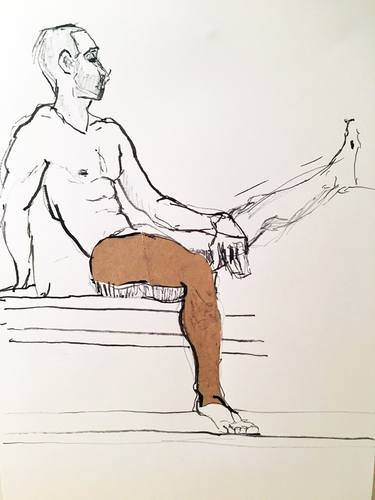 Print of Body Drawings by Brian Dennis