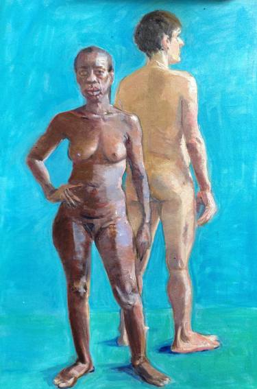 Original Realism Nude Paintings by Takayo Futumura