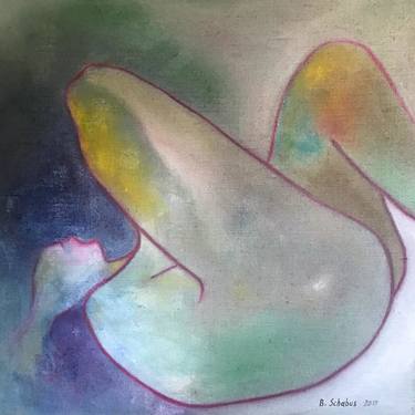 Print of Abstract Nude Paintings by Berend Schabus