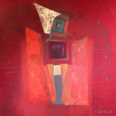 Original Abstract Painting by Berend Schabus