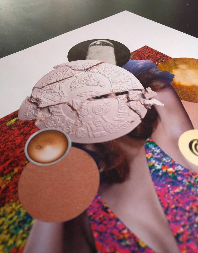 Original Surrealism Women Collage by Monica Presti